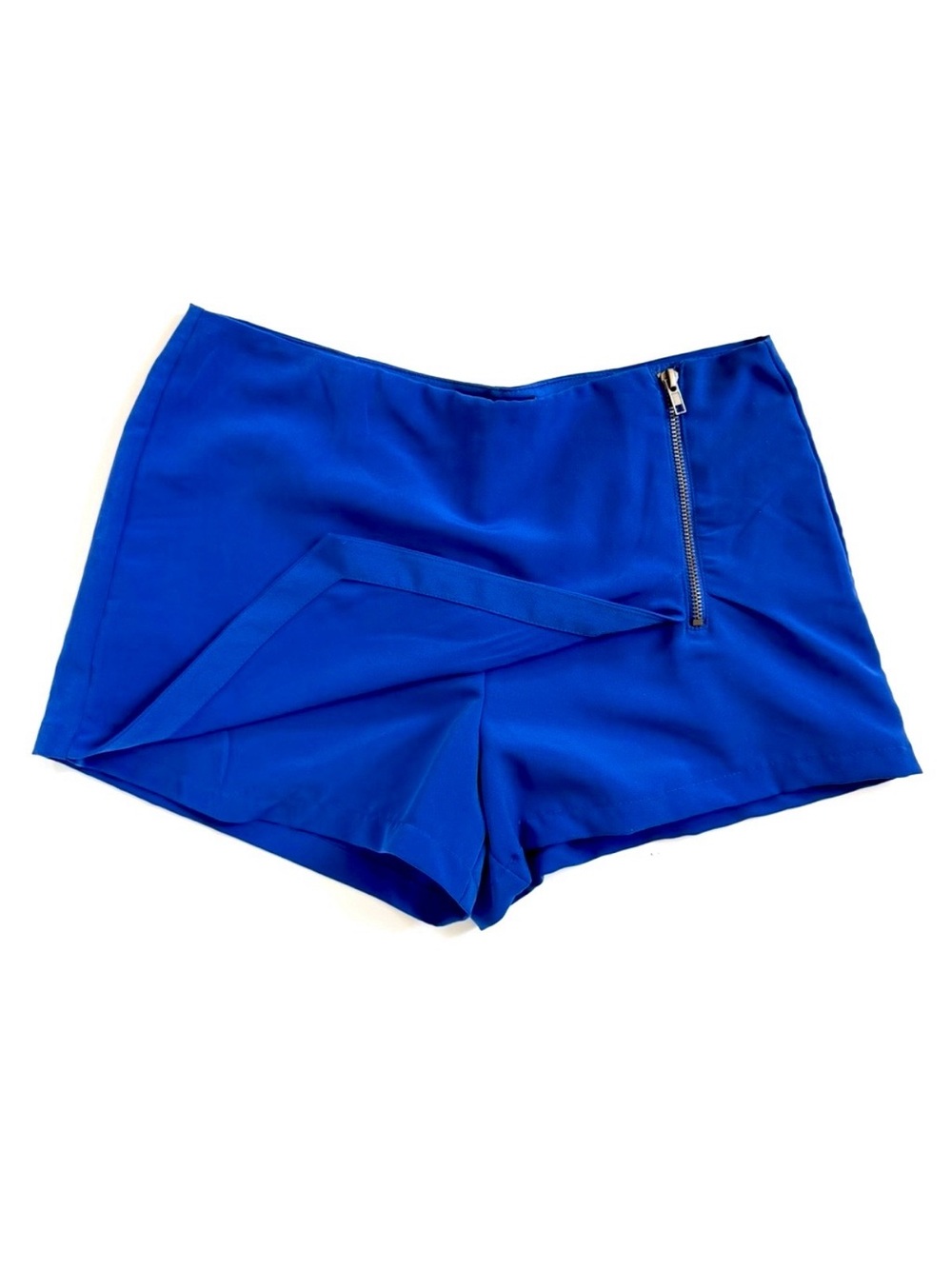 Royal Blue Women's Skort with Zipper